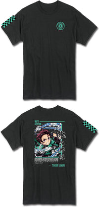 Thumbnail for DEMON SLAYER - TANJIRO KAMADO WATER BREATHING QUOTE #01 MEN'S T-SHIRT