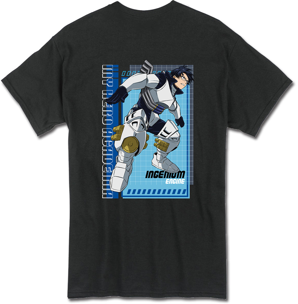 MY HERO ACADEMIA S5 - TENYA IDA HERO BLACK MEN'S T-SHIRT