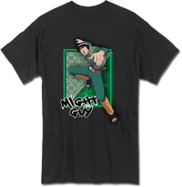 Thumbnail for NARUTO SHIPPUDEN - MIGHT GUY CHARACTER ART BLACK MEN'S T-SHIRT