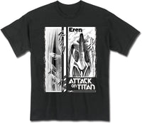 Thumbnail for ATTACK ON TITAN MANGA - EREN YEAGER TITAN VERSION BLACK MEN'S T-SHIRT