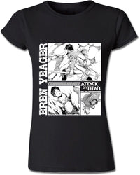 Thumbnail for ATTACK ON TITAN MANGA - EREN JAEGER COMIC 02 JR'S T-SHIRT