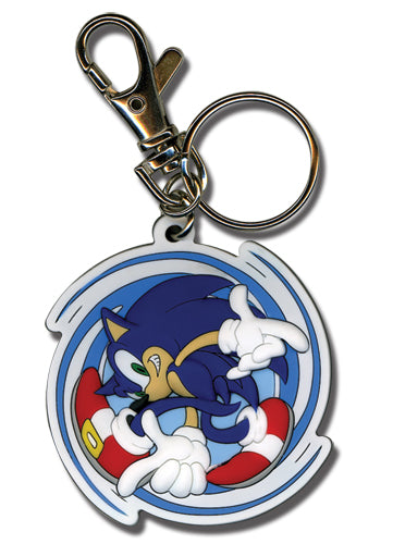 SONIC THE HEDGEHOG - SPINNING SONIC PVC KEYCHAIN