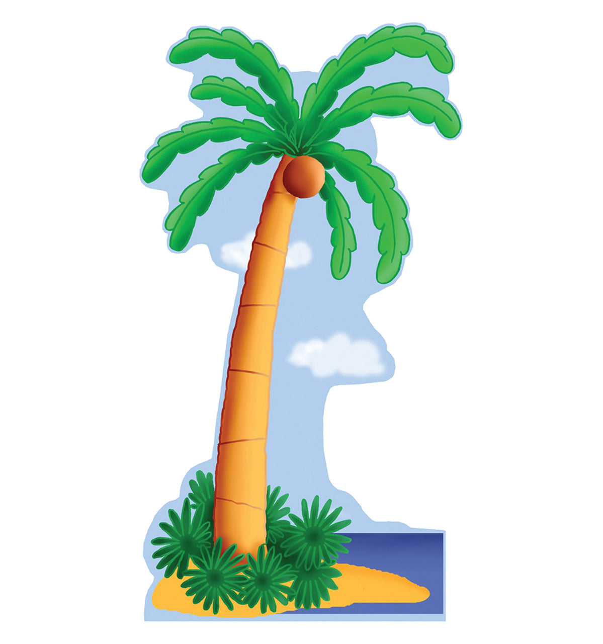 Life-size Palm Tree Cardboard Cutout