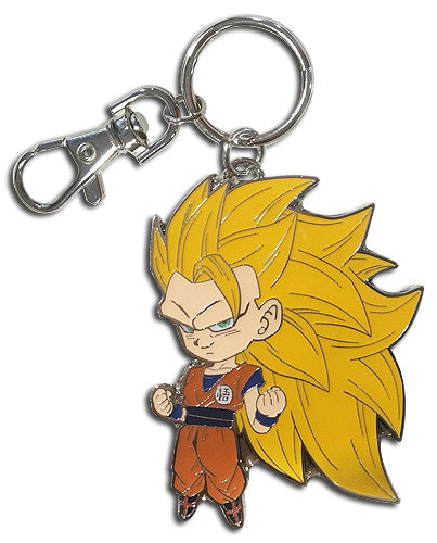 DRAGON BALL SUPER- SD SS3 GOKU METAL KEYCHAIN