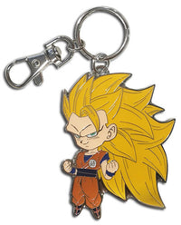 Thumbnail for DRAGON BALL SUPER- SD SS3 GOKU METAL KEYCHAIN