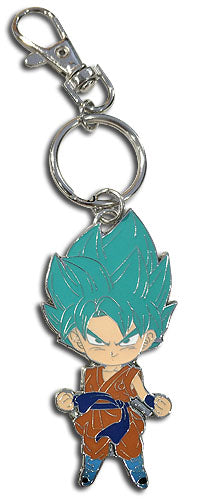 Thumbnail for DRAGON BALL SUPER- SD SSGSS GOKU METAL KEYCHAIN