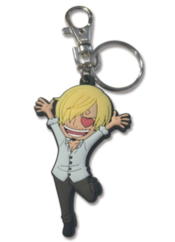 ONE PIECE - SANJI IN LOVE PVC KEYCHAIN