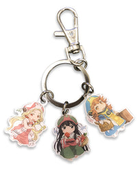 Thumbnail for HAKUMEI AND MIKOCHI- GROUP MULTI- CHARMS KEYCHAIN