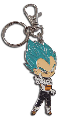 DRAGON BALL SUPER - SD SSGSS VEGETA METAL KEYCHAIN