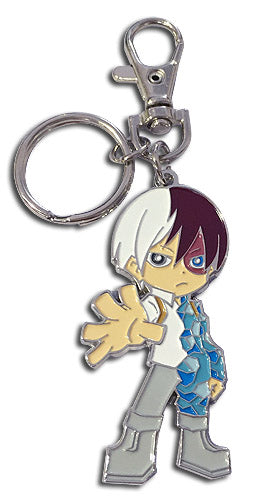 MY HERO ACADEMIA- SD TODOROKI ENAMEL METAL KEYCHAIN