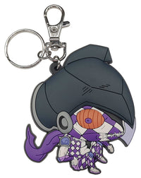 Thumbnail for JOJO BIZARRE ADVENTURE GOLDEN WIND - SD PURPLE SMOKE PVC KEYCHAIN