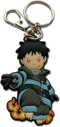 Thumbnail for FIRE FORCE- SHINRA PVC KEYCHAIN