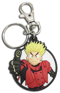 Thumbnail for TRIGUN - VASH THUMBS UP PVC KEYCHAIN