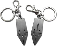 Thumbnail for JOJO'S BIZARRE ADVANTURE DIAMOND IS UNBREAKABLE - ROHAN KISHIBE EARRINGS METAL KEYCHAIN