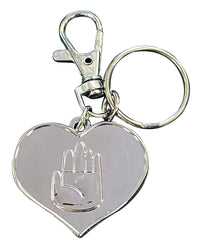 Thumbnail for JOJO'S BIZARRE ADVANTURE - S3 HANDS IN HEART ICON METAL KEYCHAIN