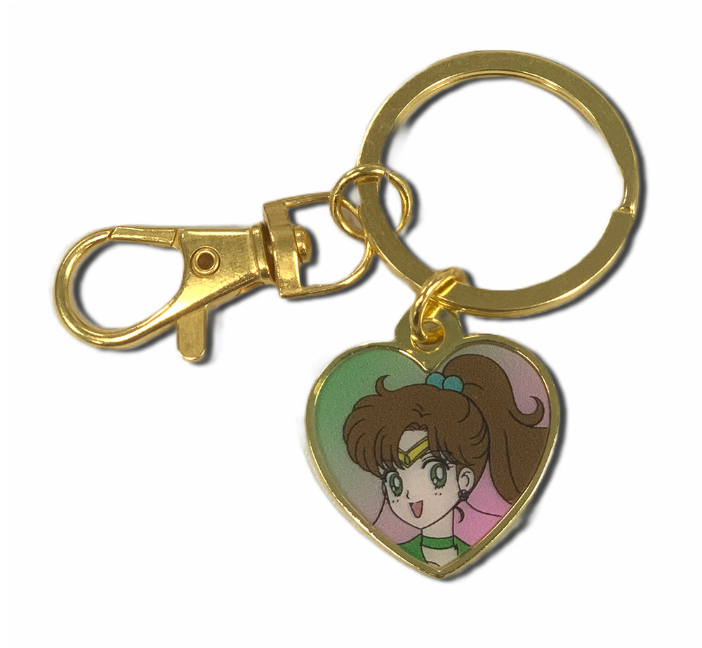 SAILOR MOON - SAILOR JUPITER HEART KEYCHAIN