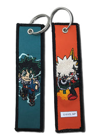 Thumbnail for MH HERO ACADEMIA - S5 SD DEKU AND BAKUGO FABRIC KEYCHAIN