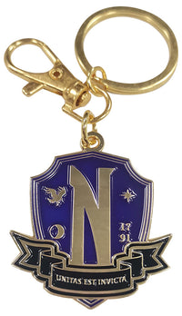 Thumbnail for WEDNESDAY - NEVERMORE ACADEMY KEYCHAIN