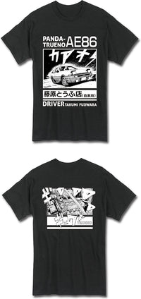 Thumbnail for INITIAL D (COMIC) - PANDA TRUENO AE86 MEN'S T-SHIRT
