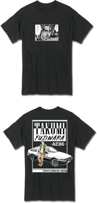 Thumbnail for INITIAL D (COMIC) - TAKUMI #1 MEN'S T-SHIRT