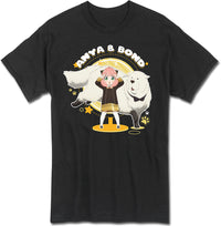 Thumbnail for SPY X FAMILY - ANYA & BOND WITH PAW PRINT BOYFRIEND T-SHIRT