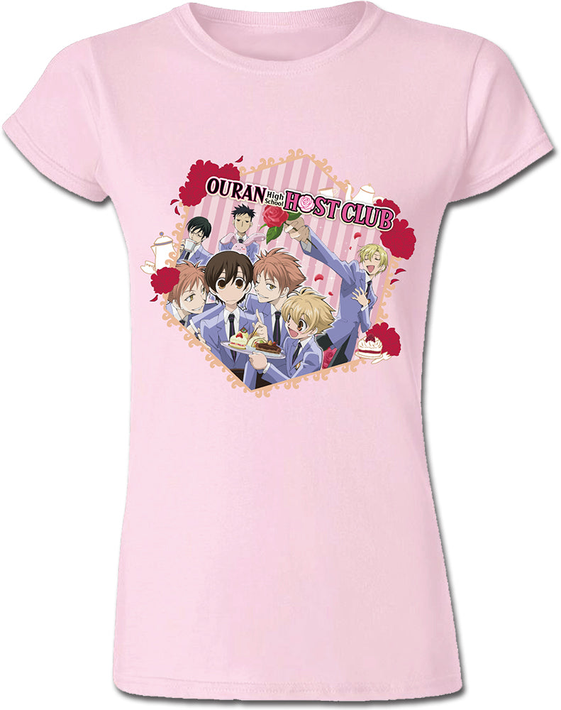 OURAN HS HOST CLUB - TEACUP STYLE JRS. T-SHIRT