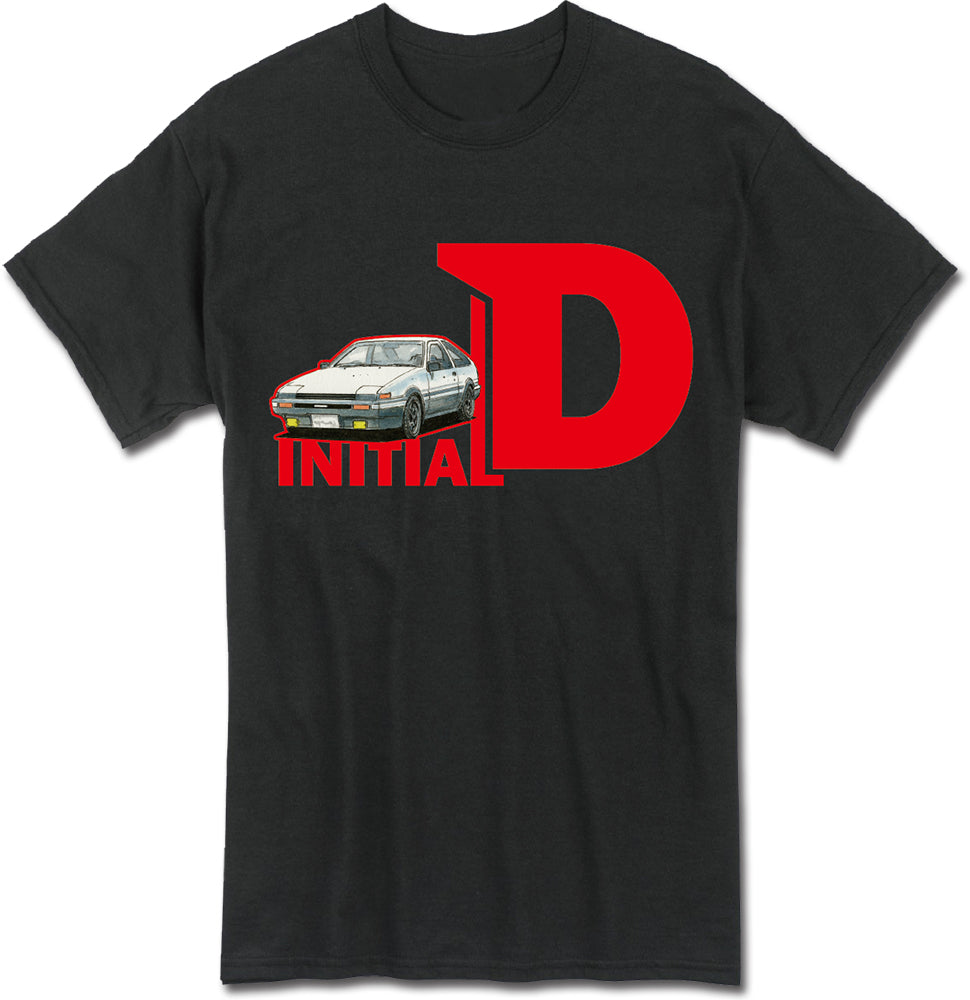 INITIAL D (COMIC) - MANGA VOL 16 DRIVING FONT MEN'S T-SHIRT