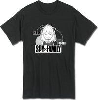 Thumbnail for SPY x FAMILY - ANYA BLACK WHITE HEH T-SHIRT