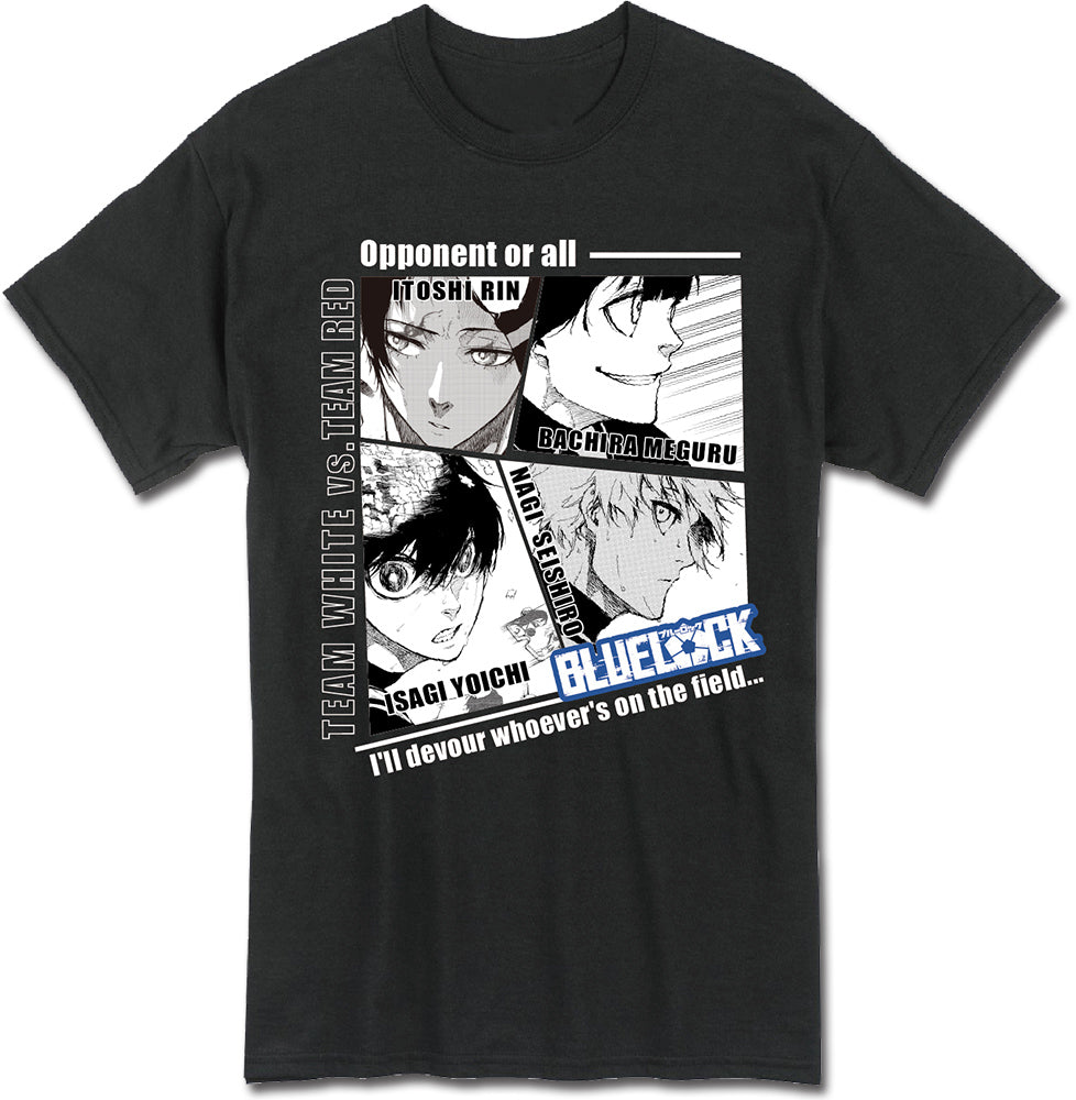 BLUE LOCK (COMIC) - TEAM RED VS. TEAM WHITE MEN'S T-SHIRT