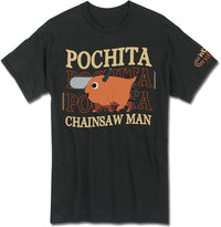Thumbnail for CHAINSAW MAN - POCHITA TAN COLOR MEN'S T-SHIRT