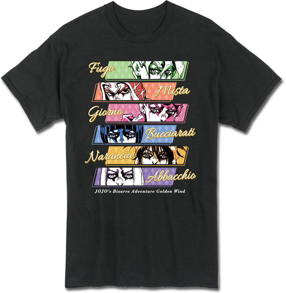 JOJO'S S4 - MAIN GROUP EYES FRAME MEN'S T-SHIRT