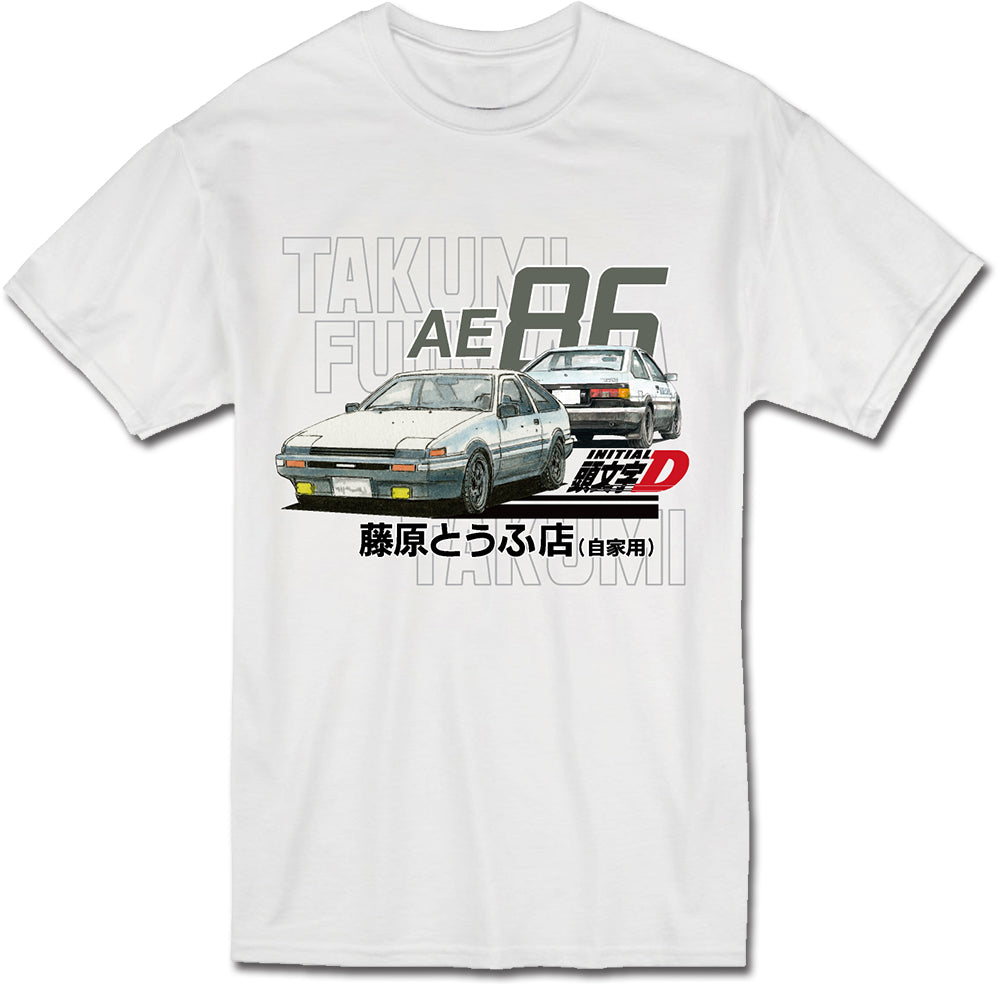 INITIAL D (COMIC) - AE86 RELATED ELEMENTS MEN'S T-SHIRT
