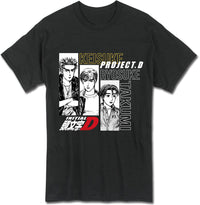 Thumbnail for INITIAL D (COMIC) - PROJECT D'S MAIN MEMBERS MEN'S T-SHIRT