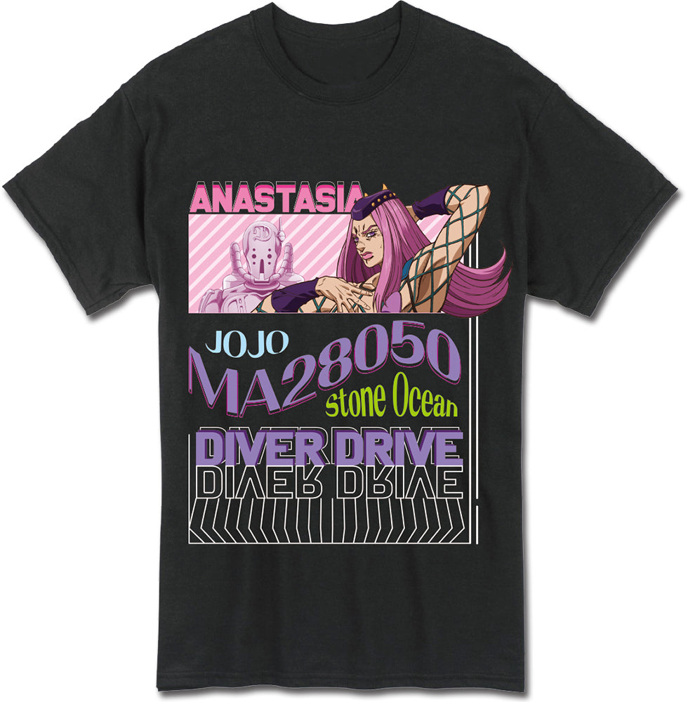 JOJO'S S5 - ANASTASIA WITH STAND COLOR MEN'S T-SHIRT