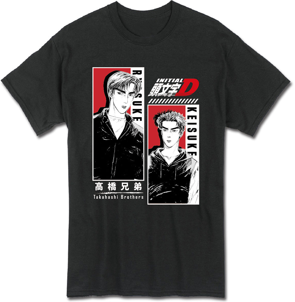 INITIAL D (COMIC) - TAKAHASHI BROTHERS COMIC ART MEN'S T-SHIRT