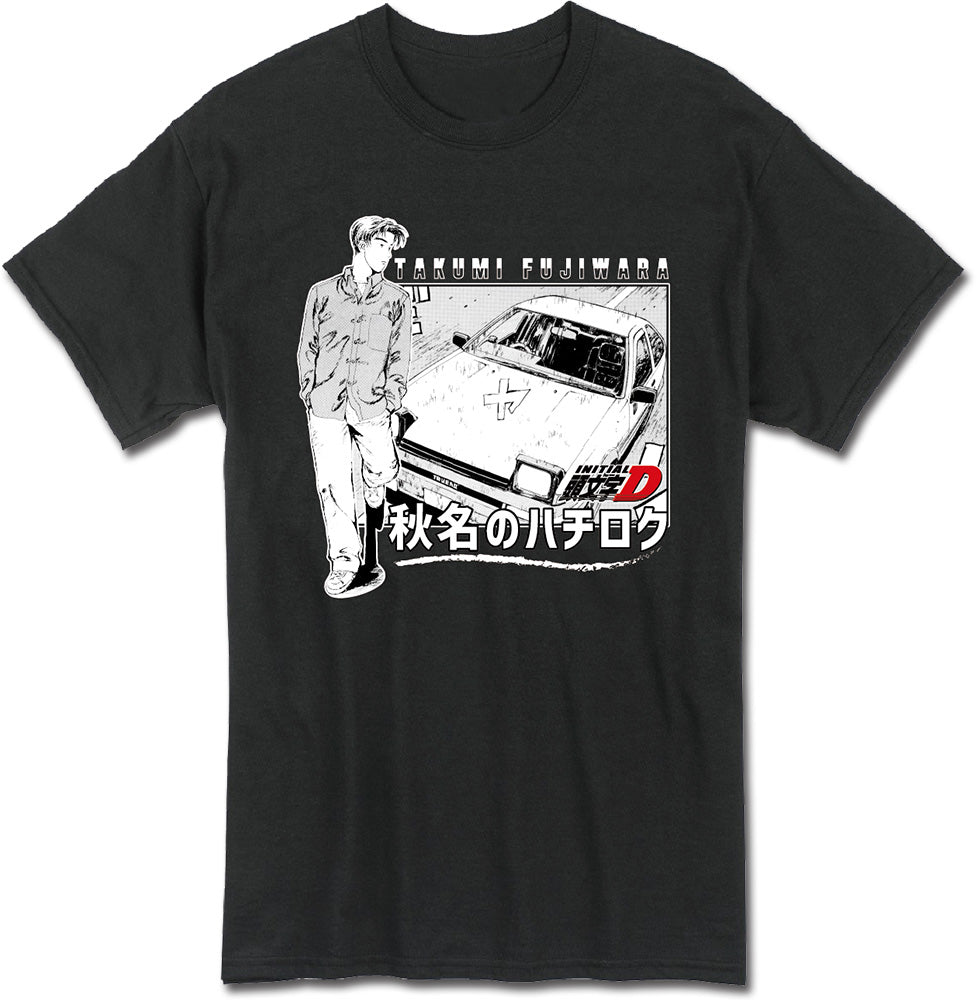 INITIAL D (COMIC) - TAKUMI COMIC ART MEN'S T-SHIRT
