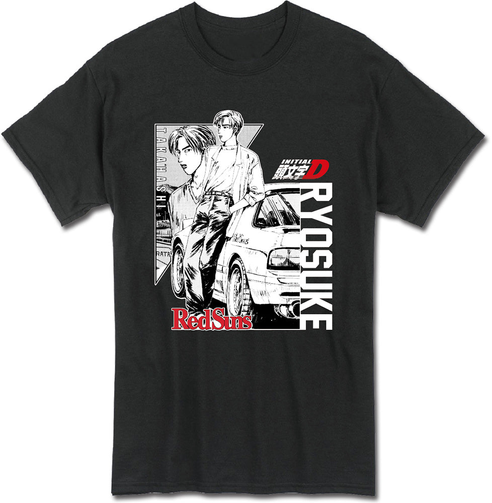 INITIAL D (COMIC) - RYOSUKE COMIC ART MEN'S T-SHIRT