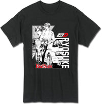 Thumbnail for INITIAL D (COMIC) - RYOSUKE COMIC ART MEN'S T-SHIRT