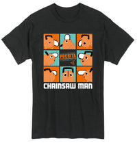 Thumbnail for CHAINSAW MAN - POCHITA'S MANY EXPRESSIONS AND ANGLES MEN'S T-SHIRT
