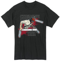 Thumbnail for CHAINSAW MAN - CHAINSAW MAN IN FIGHTING POSITION MEN'S T-SHIRT