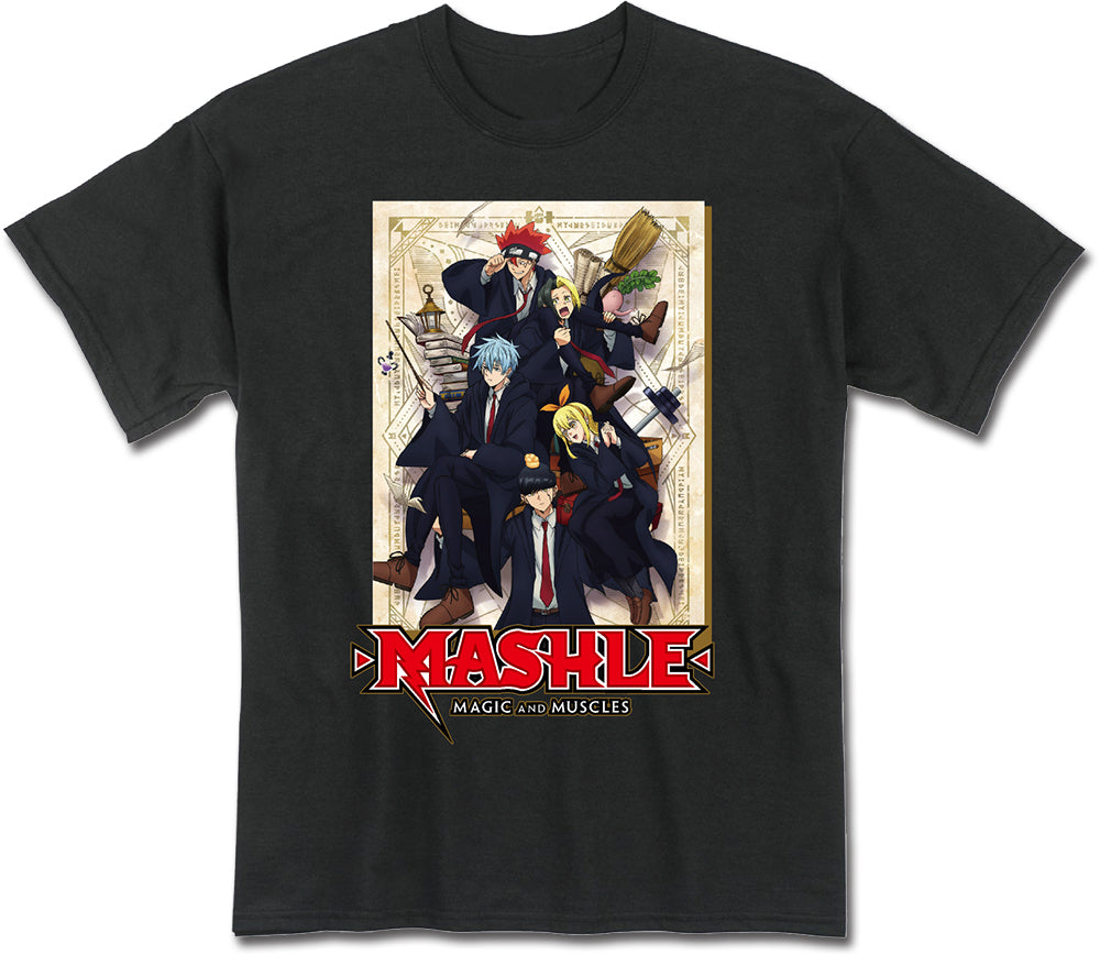 MASHLE: MAGIC AND MUSCLES - GROUP KEY VISUAL CHARACTER ART MEN'S T-SHIRT