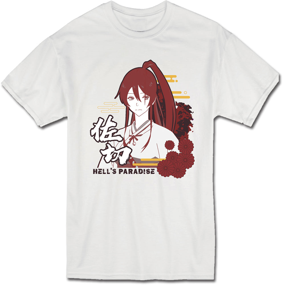 HELL'S PARADISE JIKOKURAKU - SAGIRI COLOR ART MEN'S T-SHIRT