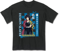 Thumbnail for DEMON SLAYER TV2 - GIYU TOMIOKA CHARACTER ART BLACK BOYFRIEND T-SHIRT