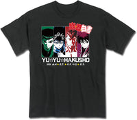 Thumbnail for YU YU HAKUSHO - MAIN CHARACTERS BLACK MEN'S T-SHIRT