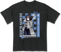 Thumbnail for DEMON SLAYER TV2 - OBANAI IGURO CHARACTER ART BLACK BOYFRIEND T-SHIRT