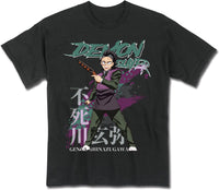 Thumbnail for DEMON SLAYER TV3 - GENYA SHINAZUGAWA CHARACTER ART BLACK MEN'S T-SHIRT