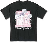 Thumbnail for MY LOVE STORY WITH YAMADA AT LV999 - AKANE KINOSHITA & AKITO YAMADA IN GAME BLACK MEN'S T-SHIRT