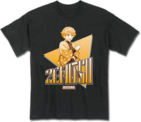 Thumbnail for DEMON SLAYER S3 - ZENITSU AGATSUMA BLACK MEN'S T-SHIRT