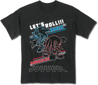 Thumbnail for SONIC - SONIC AND KNUCKLES LINE ART STYLE BLACK MEN'S T-SHIRT