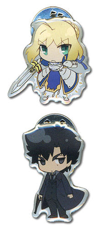 Thumbnail for FATE / ZERO - PINSART SABER AND KINTSUGU SD METAL PIN SET